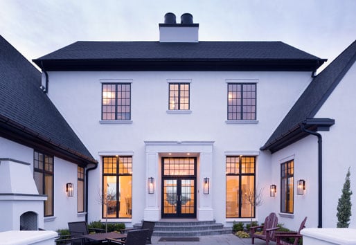 Black & White Modern Tudor